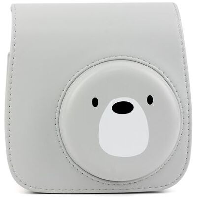 OEM Étui en cuir PU antichoc pour Fujifilm Instax Mini 8 / 8+ / 9 - Gris Gris - Publicité OEM Étui en cuir PU antichoc pour Fujifilm Instax Mini 8 / 8+ / 9 - Gris Gris - Publicité