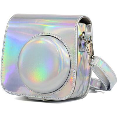OEM Étui en cuir PU antichoc pour Fujifilm Instax Mini 8 / 8+ / 9 - Argent - Publicité OEM Étui en cuir PU antichoc pour Fujifilm Instax Mini 8 / 8+ / 9 - Argent - Publicité