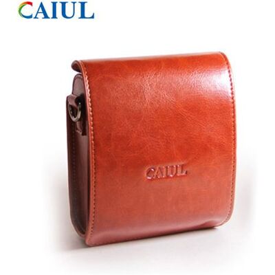 OEM Étui de protection en cuir PU pour Fujifilm Instax Mini 90 - Brun - Publicité OEM Étui de protection en cuir PU pour Fujifilm Instax Mini 90 - Brun - Publicité
