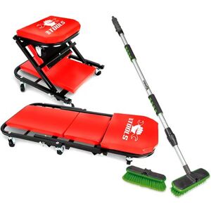 Non communiqué Chariot de Visite BM TOOLS Mécanicien Convertible en Siège d'Atelier - Garagiste / 2en1 - Balai brosse de nettoyage à eau - Publicité Non communiqué Chariot de Visite BM TOOLS Mécanicien Convertible en Siège d'Atelier - Garagiste / 2en1 - Balai brosse de nettoyage à eau - Publicité