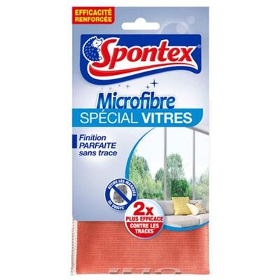 Chiffon Microfibre Spontex - Pour Fenêtres XXL - Efficace et Réutilisable - Publicité Chiffon Microfibre Spontex - Pour Fenêtres XXL - Efficace et Réutilisable - Publicité