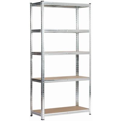 Non communiqué Étagère modulable 90 cm acier galvanisé charge maximale 875kg - L90xP40xH180 cm Argent galvanisé - Publicité Non communiqué Étagère modulable 90 cm acier galvanisé charge maximale 875kg - L90xP40xH180 cm Argent galvanisé - Publicité
