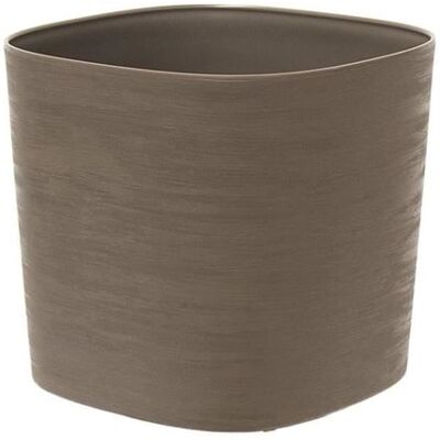 Pot auto-arrosant Garden ID Taupe - 25x25cm - Publicité Pot auto-arrosant Garden ID Taupe - 25x25cm - Publicité