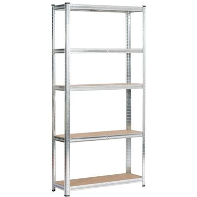 Non communiqué Étagère modulable 90 cm acier galvanisé charge maximale 875kg - L90xP30xH180 cm Argent galvanisé - Publicité Non communiqué Étagère modulable 90 cm acier galvanisé charge maximale 875kg - L90xP30xH180 cm Argent galvanisé - Publicité