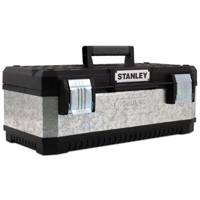 Boîte A Outils Stanley Bimatiere Galvanisée - 51 Cm Noir - Publicité Boîte A Outils Stanley Bimatiere Galvanisée - 51 Cm Noir - Publicité