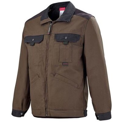 Lafont Blouson Work Attitude C/P 350G (Marron/Noir - T6) - Publicité Lafont Blouson Work Attitude C/P 350G (Marron/Noir - T6) - Publicité