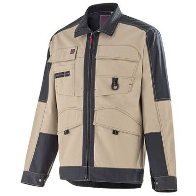Lafont Blouson Work Attitude C/P 250G (Beige - T2) - Publicité Lafont Blouson Work Attitude C/P 250G (Beige - T2) - Publicité
