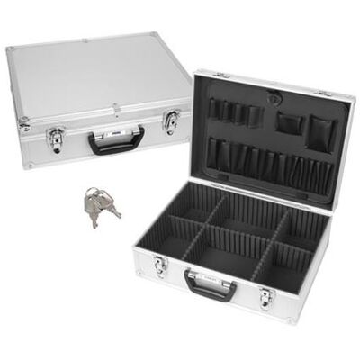Perel Valise à Outils en Aluminium - 455 x 330 x 152 mm - Publicité Perel Valise à Outils en Aluminium - 455 x 330 x 152 mm - Publicité