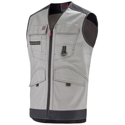 Gilet de travail TROWEL sans manches 9ATTUP gris/noir T4 - LAFONT - LA-9ATTUP-887-4 - Publicité Gilet de travail TROWEL sans manches 9ATTUP gris/noir T4 - LAFONT - LA-9ATTUP-887-4 - Publicité
