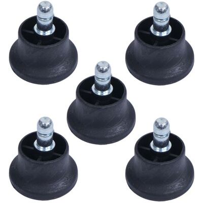 Non communiqué Lot de 5 patins de sol MENDLER HWC-K72 Ø 11mm noir Noir - Publicité Non communiqué Lot de 5 patins de sol MENDLER HWC-K72 Ø 11mm noir Noir - Publicité