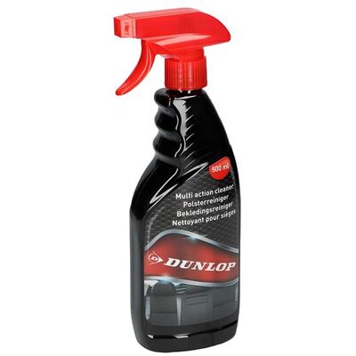 Nettoyant Tissus pour l'Intérieur de Voiture Capacité 500ml Dunlop Noir Noir - Publicité Nettoyant Tissus pour l'Intérieur de Voiture Capacité 500ml Dunlop Noir Noir - Publicité