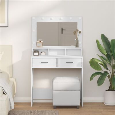 vidaXL Bois Blanc, Verre, Métal 79 x 41 x 135 cm Lavabo Rectangulaire - Lavabo - Publicité vidaXL Bois Blanc, Verre, Métal 79 x 41 x 135 cm Lavabo Rectangulaire - Lavabo - Publicité