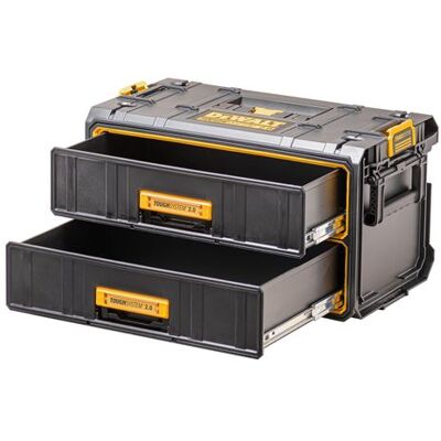 Non communiqué Coffret 2 tiroirs Toughsystem 2.0 - DEWALT - DWST83529-1 Noir - Publicité Non communiqué Coffret 2 tiroirs Toughsystem 2.0 - DEWALT - DWST83529-1 Noir - Publicité
