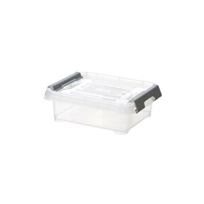 Non communiqué CURVER HANDY PLUS 1,2L CLIPS GRIS , Rangement, Transparent, 21,5 x 17 x 7,1 cm - Publicité Non communiqué CURVER HANDY PLUS 1,2L CLIPS GRIS , Rangement, Transparent, 21,5 x 17 x 7,1 cm - Publicité