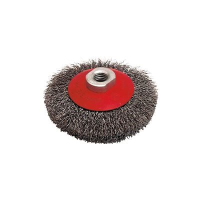 Non communiqué Brosse cuvette pour meuleuse fil acier ondulé 0.30 mm D. 100 mm M14 pour métal - Décapage dur - LEMAN - 520.100V - Publicité Non communiqué Brosse cuvette pour meuleuse fil acier ondulé 0.30 mm D. 100 mm M14 pour métal - Décapage dur - LEMAN - 520.100V - Publicité