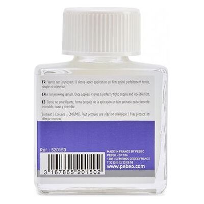 Non communiqué Vernis satiné et transparent pour peinture - 75 ml - Pébéo Transparent - Publicité Non communiqué Vernis satiné et transparent pour peinture - 75 ml - Pébéo Transparent - Publicité