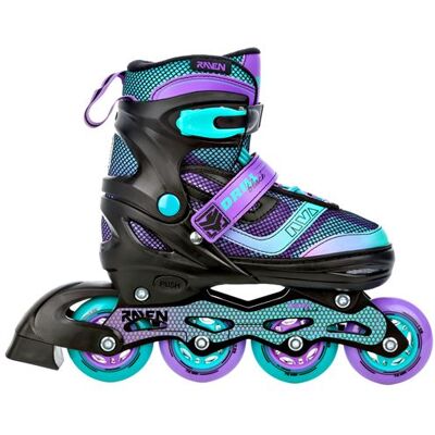Non communiqué Roller en ligne Drill Neo Chrome du 34 au 37 Adulte - Enfant Mixte taille ajustable Raven - Publicité Non communiqué Roller en ligne Drill Neo Chrome du 34 au 37 Adulte - Enfant Mixte taille ajustable Raven - Publicité