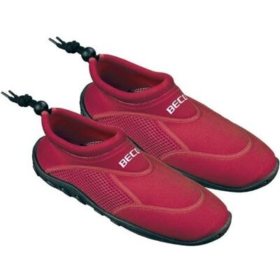 Beco chaussures d'eau unisexe rouge - Publicité Beco chaussures d'eau unisexe rouge - Publicité