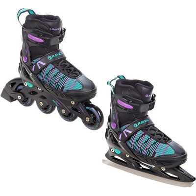 Non communiqué Roller en ligne Cande du 35 au 39 + patin a glace Adulte Enfant Mixte taille ajustable Raven - Publicité Non communiqué Roller en ligne Cande du 35 au 39 + patin a glace Adulte Enfant Mixte taille ajustable Raven - Publicité