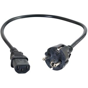 Cables to go C2G Universal Power Cord - Câble d'alimentation - power CEE 7/7 (M) pour power IEC 60320 C13 - 2 m - moulé - noir - Europe Noir - Publicité Cables to go C2G Universal Power Cord - Câble d'alimentation - power CEE 7/7 (M) pour power IEC 60320 C13 - 2 m - moulé - noir - Europe Noir - Publicité