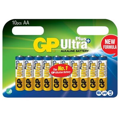 Non communiqué GP Ultra Plus 15AUP - Batterie 10 x type AA - Alcaline - Publicité Non communiqué GP Ultra Plus 15AUP - Batterie 10 x type AA - Alcaline - Publicité
