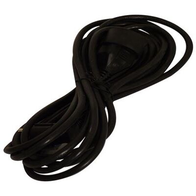 Chacon - Prolongateur HO5VVF 3x1,5mm²- 5m - noir Noir - Publicité Chacon - Prolongateur HO5VVF 3x1,5mm²- 5m - noir Noir - Publicité