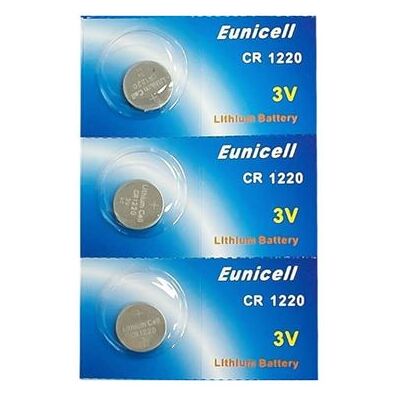 Non communiqué 3 Piles Bouton Eunicell CR1220 - Pile Lithium 3V - Publicité Non communiqué 3 Piles Bouton Eunicell CR1220 - Pile Lithium 3V - Publicité