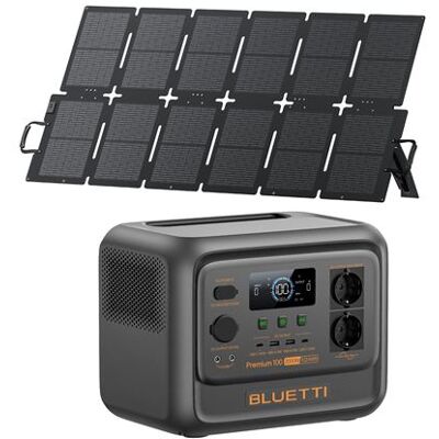 Non communiqué Kit BLUETTI Premium 100 V2 avec Panneau Solaire 220 W - Batterie 1024Wh, Générateur solaire 2x2000W (2700W Max.) - Publicité Non communiqué Kit BLUETTI Premium 100 V2 avec Panneau Solaire 220 W - Batterie 1024Wh, Générateur solaire 2x2000W (2700W Max.) - Publicité