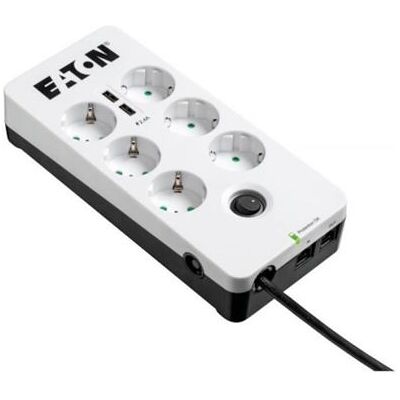 Non communiqué EATON Protection Box 6 Tel@ USB DIN Multiprise parafoudre (norme 61643-1), 10A - Publicité Non communiqué EATON Protection Box 6 Tel@ USB DIN Multiprise parafoudre (norme 61643-1), 10A - Publicité