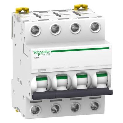 Schneider Acti9, iC60L disjoncteur 4P 1,6A courbe Z - Publicité Schneider Acti9, iC60L disjoncteur 4P 1,6A courbe Z - Publicité