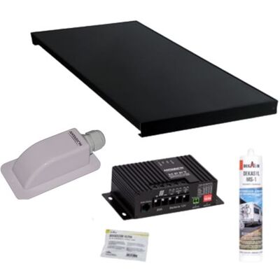 Non communiqué Pack ANTARION ALL BLACK Panneau Solaire 190W + Régulateur solaire MPPT20 - Publicité Non communiqué Pack ANTARION ALL BLACK Panneau Solaire 190W + Régulateur solaire MPPT20 - Publicité