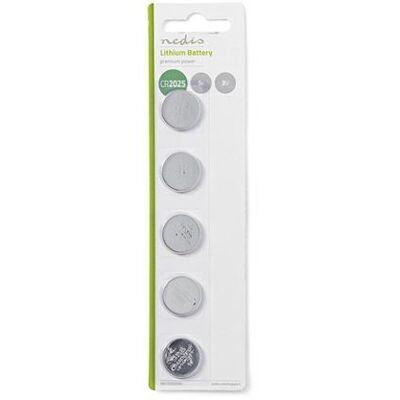Non communiqué Pile-Bouton au Lithium CR2025 3 V 5 pièces Blister - Publicité Non communiqué Pile-Bouton au Lithium CR2025 3 V 5 pièces Blister - Publicité