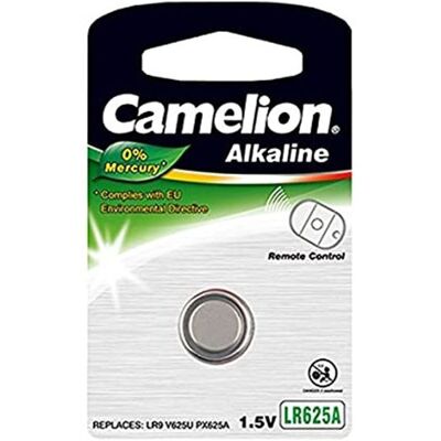 Non communiqué Blister 1 pile bouton alcaline 625A 1.5v 0% mercure - Publicité Non communiqué Blister 1 pile bouton alcaline 625A 1.5v 0% mercure - Publicité