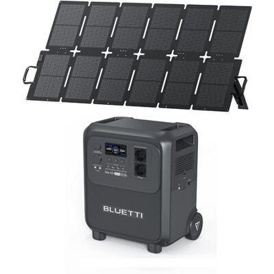 Non communiqué Kit BLUETTI Elite 320 avec Panneau Solaire 220 W - Batterie 3200 Wh, Générateur solaire 2x1800W - Publicité Non communiqué Kit BLUETTI Elite 320 avec Panneau Solaire 220 W - Batterie 3200 Wh, Générateur solaire 2x1800W - Publicité
