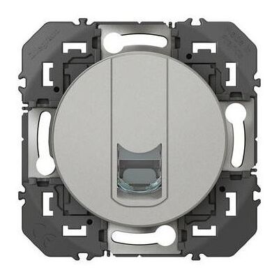 LEGRAND Prise blindée RJ45 Dooxie - Cat.6 STP - 16A - Aluminium aluminium - Publicité LEGRAND Prise blindée RJ45 Dooxie - Cat.6 STP - 16A - Aluminium aluminium - Publicité