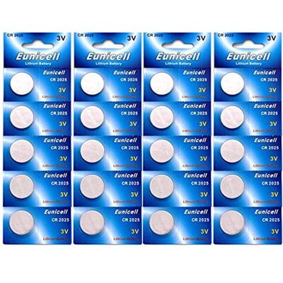 Non communiqué Pack de 20 Piles bouton plates lithium 3V type CR2025 / DL2025 / E-CR2025 / 5003LC - IRIOS - - Publicité Non communiqué Pack de 20 Piles bouton plates lithium 3V type CR2025 / DL2025 / E-CR2025 / 5003LC - IRIOS - - Publicité