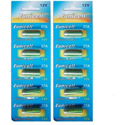 Non communiqué Pack de 10 Piles 27A Alcaline 12V A27, A27BP, A27S, AG27, B-1, CA22, EL-812, G27A, GP27, GP27A, L828, MN27, R27A - IRIOS - - Publicité Non communiqué Pack de 10 Piles 27A Alcaline 12V A27, A27BP, A27S, AG27, B-1, CA22, EL-812, G27A, GP27, GP27A, L828, MN27, R27A - IRIOS - - Publicité