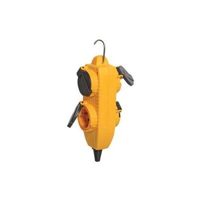 brennenstuhl powerblock jaune 4 prises avec clapets 230v/16a ip44 jaune - Publicité brennenstuhl powerblock jaune 4 prises avec clapets 230v/16a ip44 jaune - Publicité