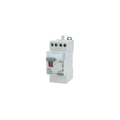 Interrupteur différentiel DX³-ID arrivée haute et départ haut à vis 2P 230V 40A type A 30mA - LEGRAND - 411617 Noir - Publicité Interrupteur différentiel DX³-ID arrivée haute et départ haut à vis 2P 230V 40A type A 30mA - LEGRAND - 411617 Noir - Publicité