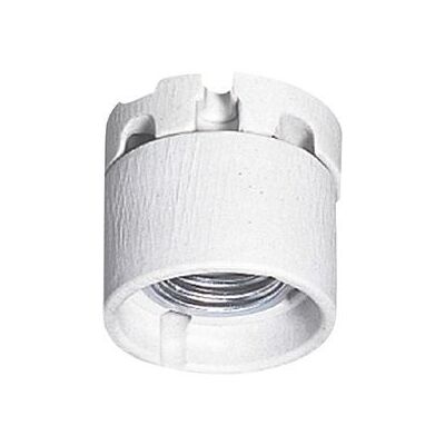 Legrand 060130 - Douille en porcelaine E27 - Éclairage public - 4A 250V - Publicité Legrand 060130 - Douille en porcelaine E27 - Éclairage public - 4A 250V - Publicité