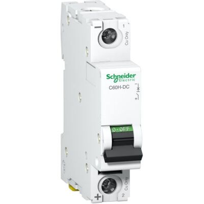 Schneider Acti9 C60H-DC - disjoncteur modulaire - 1P - 30A - C curve - Publicité Schneider Acti9 C60H-DC - disjoncteur modulaire - 1P - 30A - C curve - Publicité