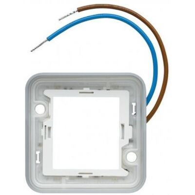 Hager Collerette lumineuse Cubyko pour mécanisme associable - compsable - IP55 - Bleu - 230V - Publicité Hager Collerette lumineuse Cubyko pour mécanisme associable - compsable - IP55 - Bleu - 230V - Publicité