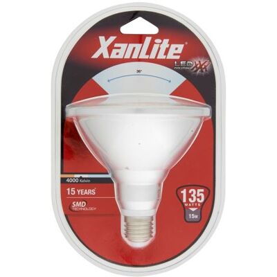 Xanlite Ampoule LED PAR38 - cuLot E27 - classique - Publicité Xanlite Ampoule LED PAR38 - cuLot E27 - classique - Publicité