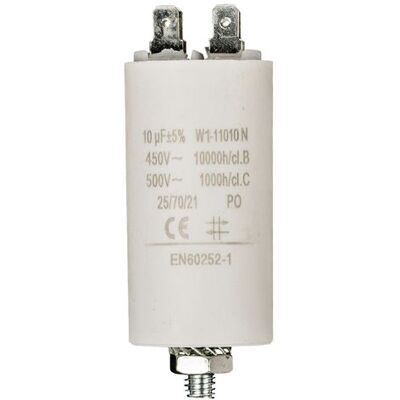 Nedis Condensateur 10.0uf / 450 v à Cosses Condo 10mf - Publicité Nedis Condensateur 10.0uf / 450 v à Cosses Condo 10mf - Publicité