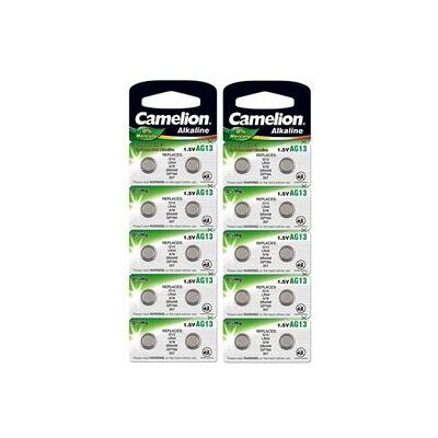 Non communiqué Pack de 20 piles camelion alcaline ag13/lr44/lr1154/357 0% mercury/hg - Publicité Non communiqué Pack de 20 piles camelion alcaline ag13/lr44/lr1154/357 0% mercury/hg - Publicité