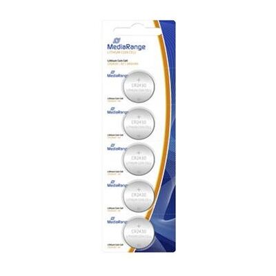 Non communiqué MediaRange - Batterie 5 x CR2430 - Li - 340 mAh - Publicité Non communiqué MediaRange - Batterie 5 x CR2430 - Li - 340 mAh - Publicité