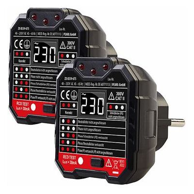 Non communiqué Revolt : 2 testeurs RCD de prises 48 V à 250 V - Publicité Non communiqué Revolt : 2 testeurs RCD de prises 48 V à 250 V - Publicité