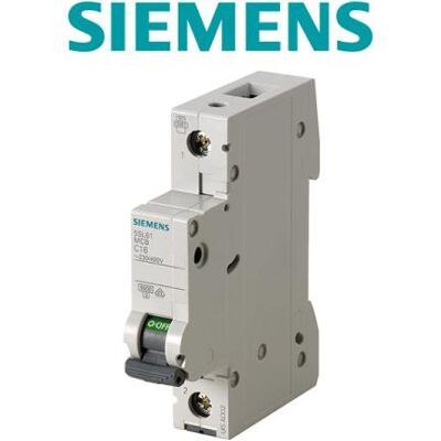 Siemens - Disjoncteur de ligne 1P 20A - Publicité Siemens - Disjoncteur de ligne 1P 20A - Publicité