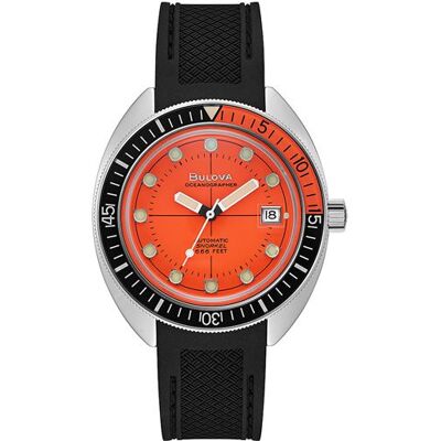 Non communiqué Bulova 96B350, Automatic, 41mm, 20ATM Silver - Publicité Non communiqué Bulova 96B350, Automatic, 41mm, 20ATM Silver - Publicité