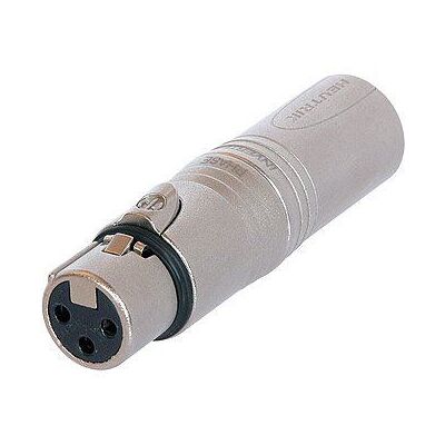 Neutrik Gris NA3FM XLR XLR adaptateur de câble – Adaptateur pour câble (XLR, XLR, Male Connector/FEMALE Connector, or, gris, -20 – 65 °C) gris - Publicité Neutrik Gris NA3FM XLR XLR adaptateur de câble – Adaptateur pour câble (XLR, XLR, Male Connector/FEMALE Connector, or, gris, -20 – 65 °C) gris - Publicité
